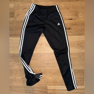 Adidas Womens black Track pants (with zipper at the ankle), XS